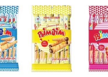 Bánh Snack nhân Sữa, Socola, Dâu