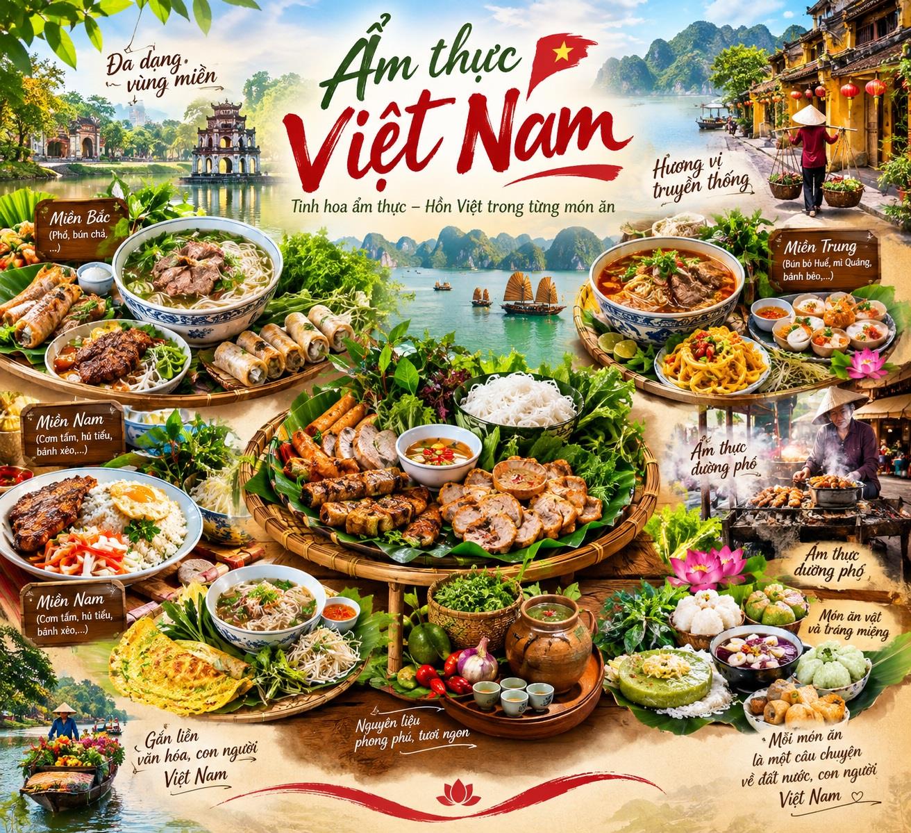 TẦM QUAN TRỌNG CỦA LƯƠNG THỰC, THỰC PHẨM VÀ VĂN HÓA ẨM THỰC VIỆT NAM